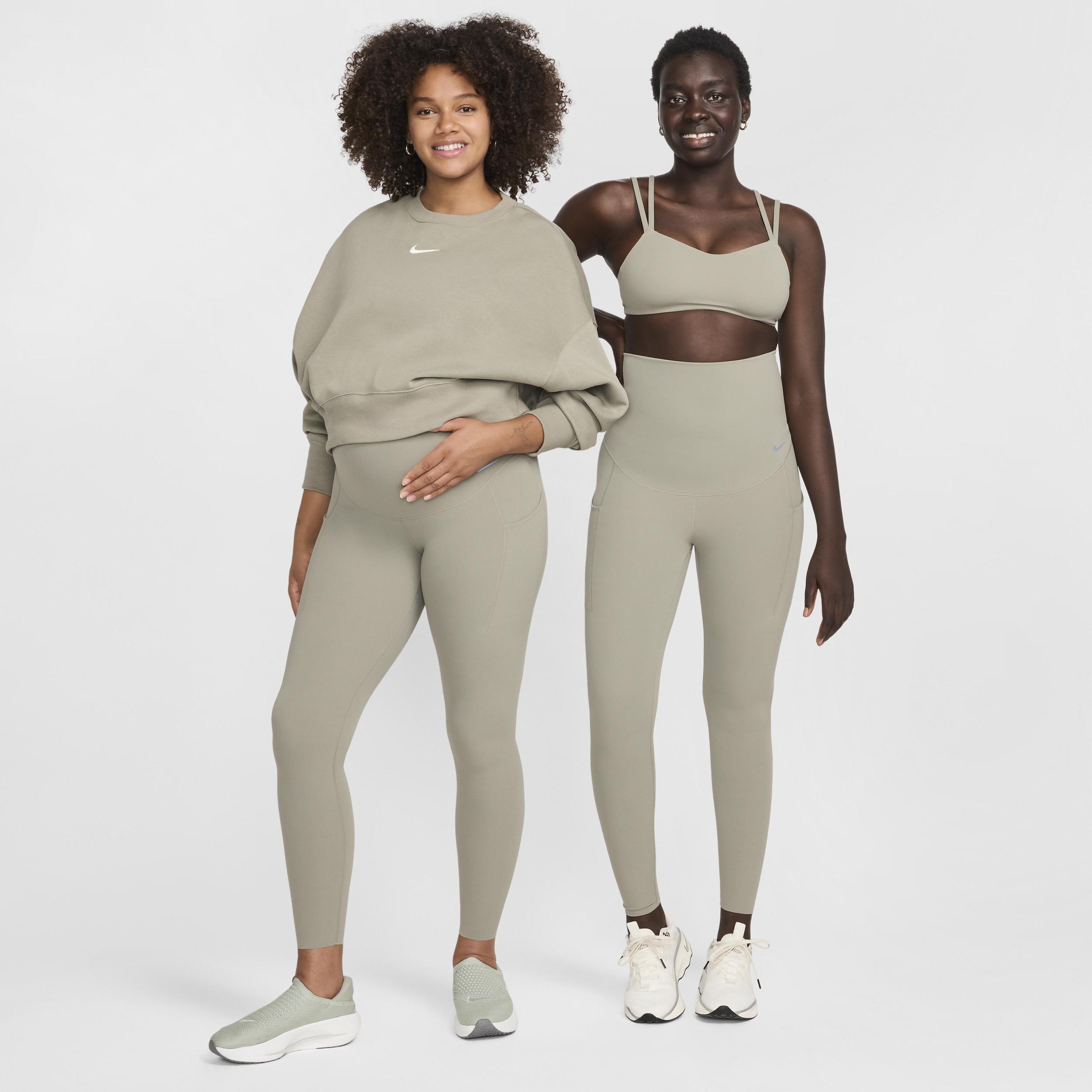 Nike Women's Zenvy (M) Gentle-Support High-Waisted 7/8 Leggings with Pockets (Maternity) Product Image