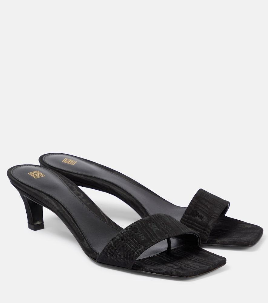 TOTÊME The Mule Sandal Black Product Image