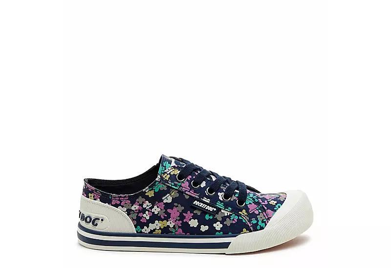 Rocket Dog Jazzin Womens Sneakers Blue Team Floral Product Image