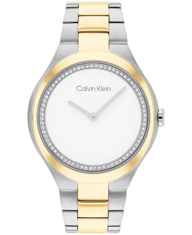 Calvin Klein Womens 2H Quartz Two-Tone Stainless Steel Bracelet Watch 36mm Product Image