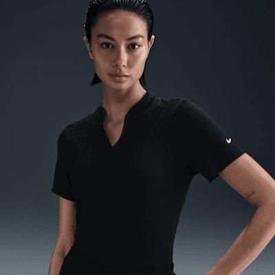 Nike Tour Women's Dri-FIT Short-Sleeve Blade Jacquard Golf Polo Product Image