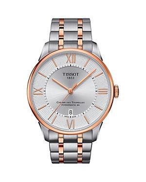 Tissot Chemin des Tourelles Powermatic 80 Two Tone Watch, 42mm Product Image