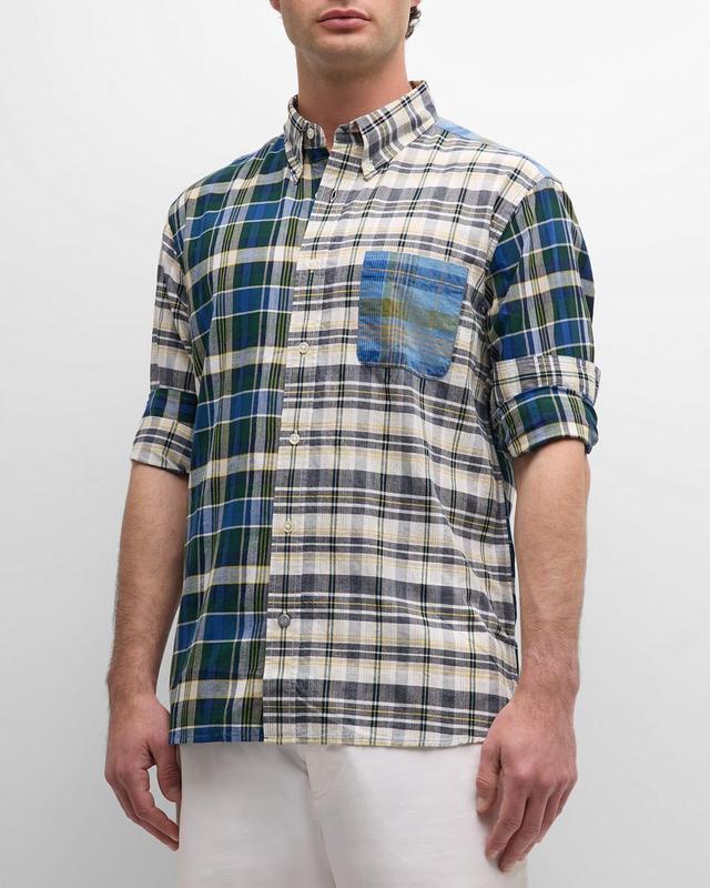 Mens No. 103 Contrasting Parts Sport Shirt Product Image