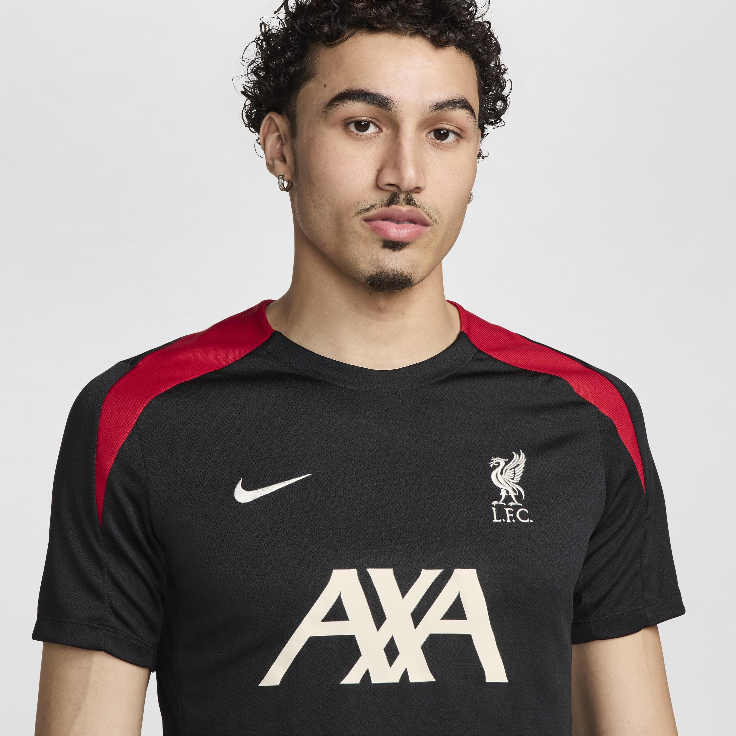 Nike Mens Liverpool 2024/25 Strike Performance Top - Black Product Image