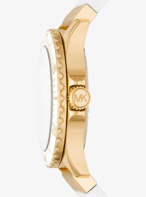 Oversized Pavé Logo -Tone Watch Product Image