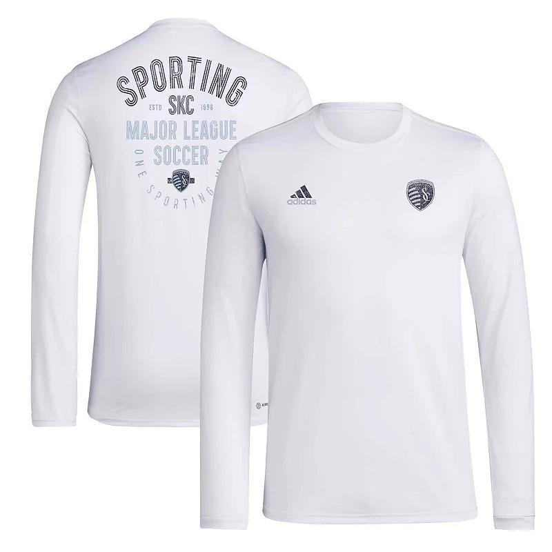 Mens adidas Sporting Kansas City Local Stoic Long Sleeve T-Shirt Product Image