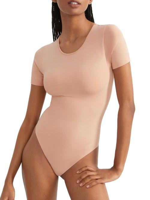 Womens Seamless Crewneck Short-Sleeve Bodysuit Product Image