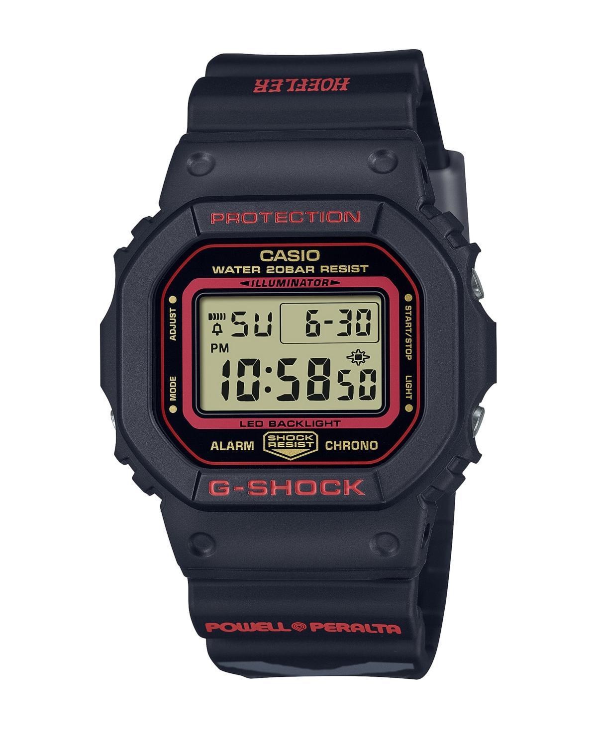 G-Shock Mens Digital 48mm Black Resin Strap Watch Product Image