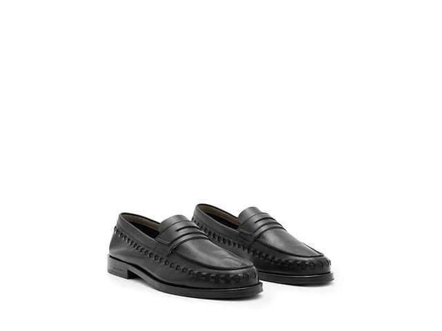 AllSaints Sammy Leather Loafer Men's Lace Up Wing Tip Shoes Product Image