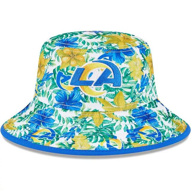 Mens New Era Los Angeles Rams Botanical Bucket Hat Product Image