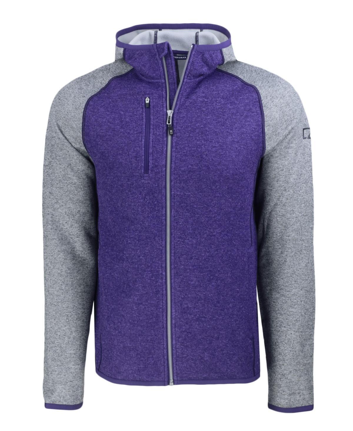 Cutter & Buck Mainsail Full Zip Hooded Mens Jacket - Polished heather Product Image