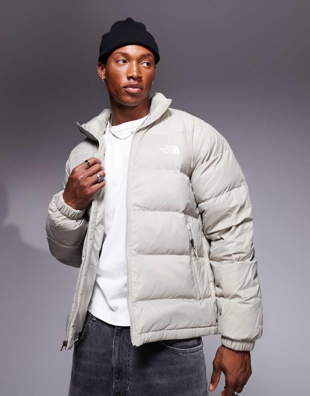 The North Face Hydrenalite down puffer jacket in clay gray Product Image