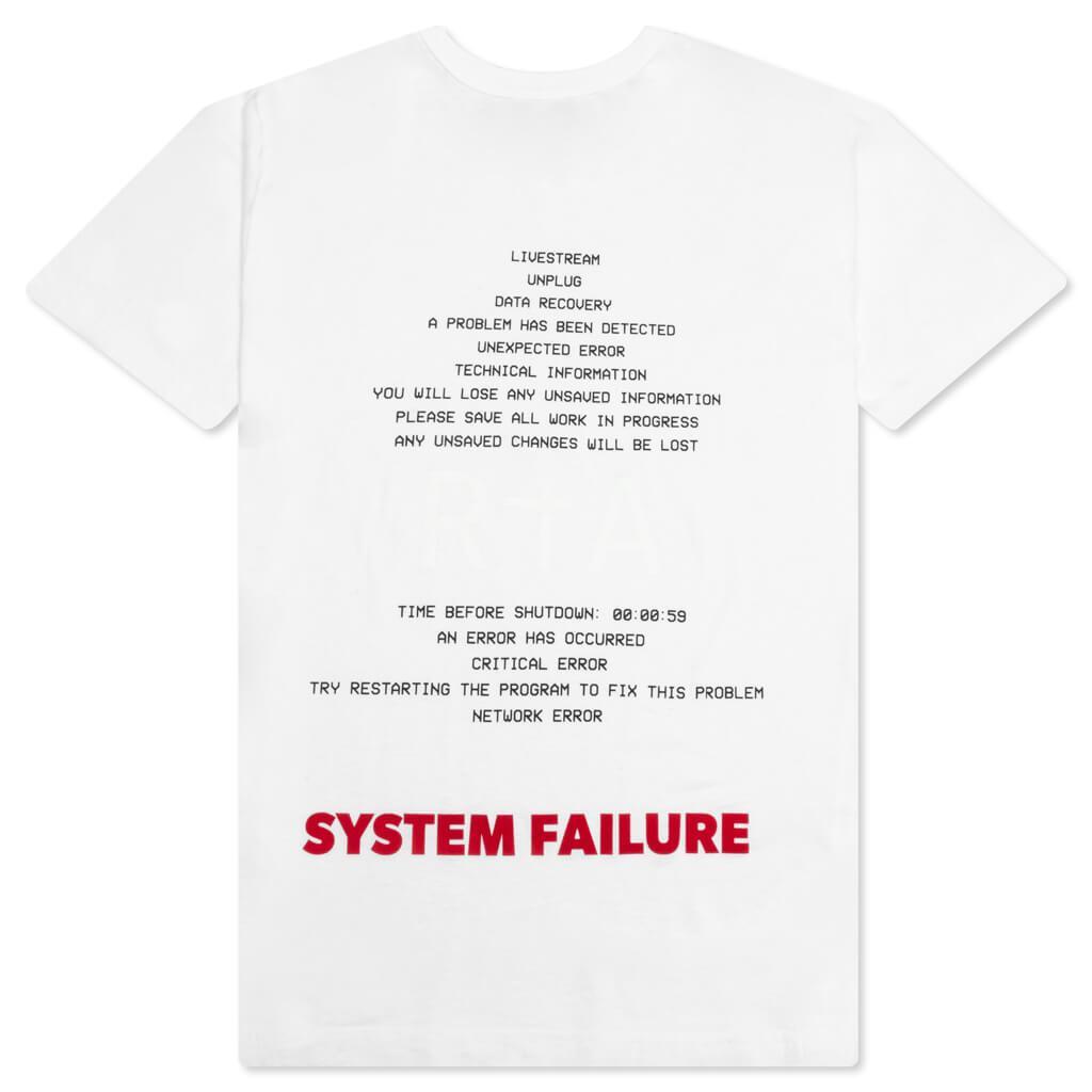 Pablo S/S T-Shirt - White/System Failure Male Product Image