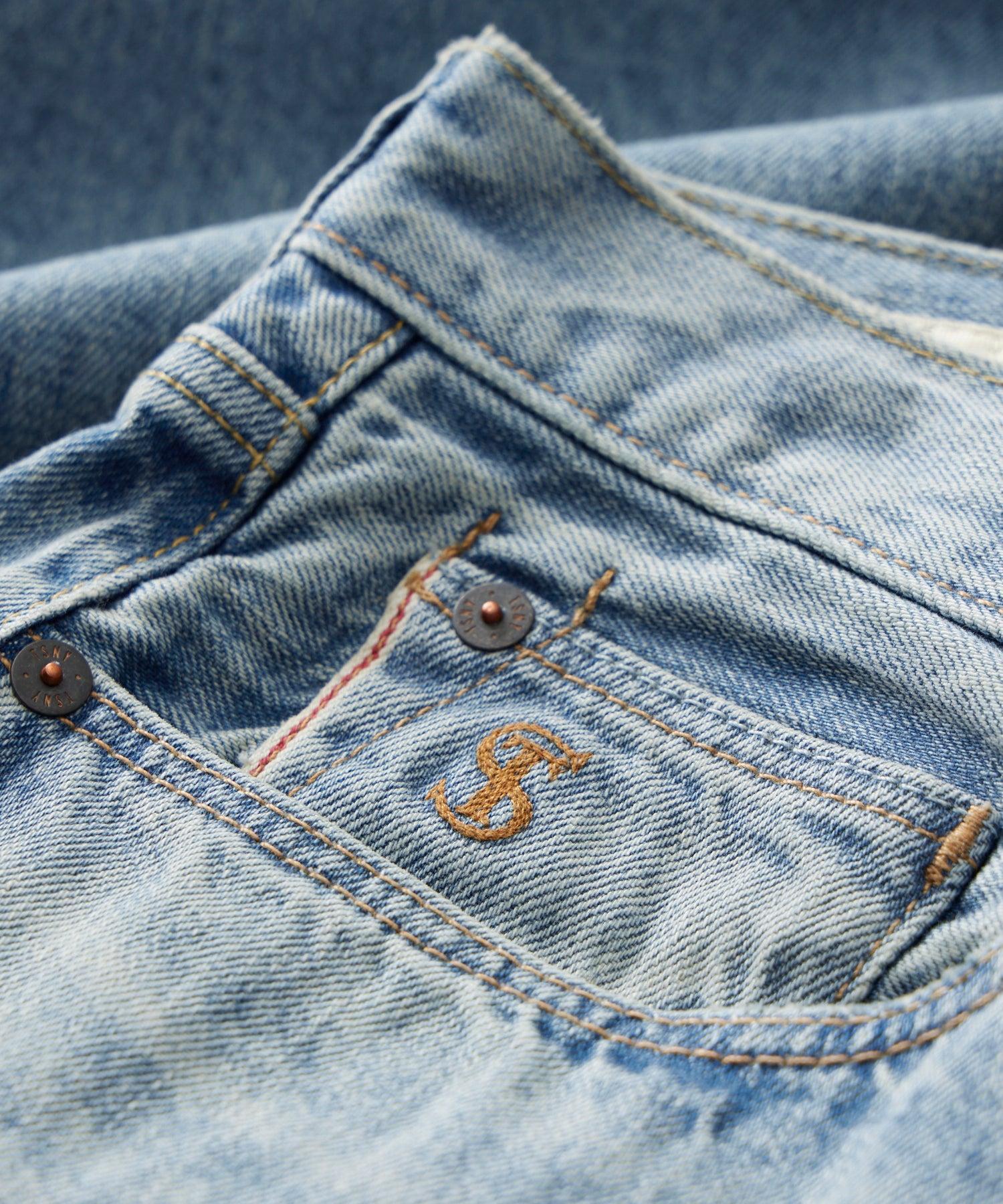 Slim Selvedge Jean in Frosty Indigo Wash Product Image