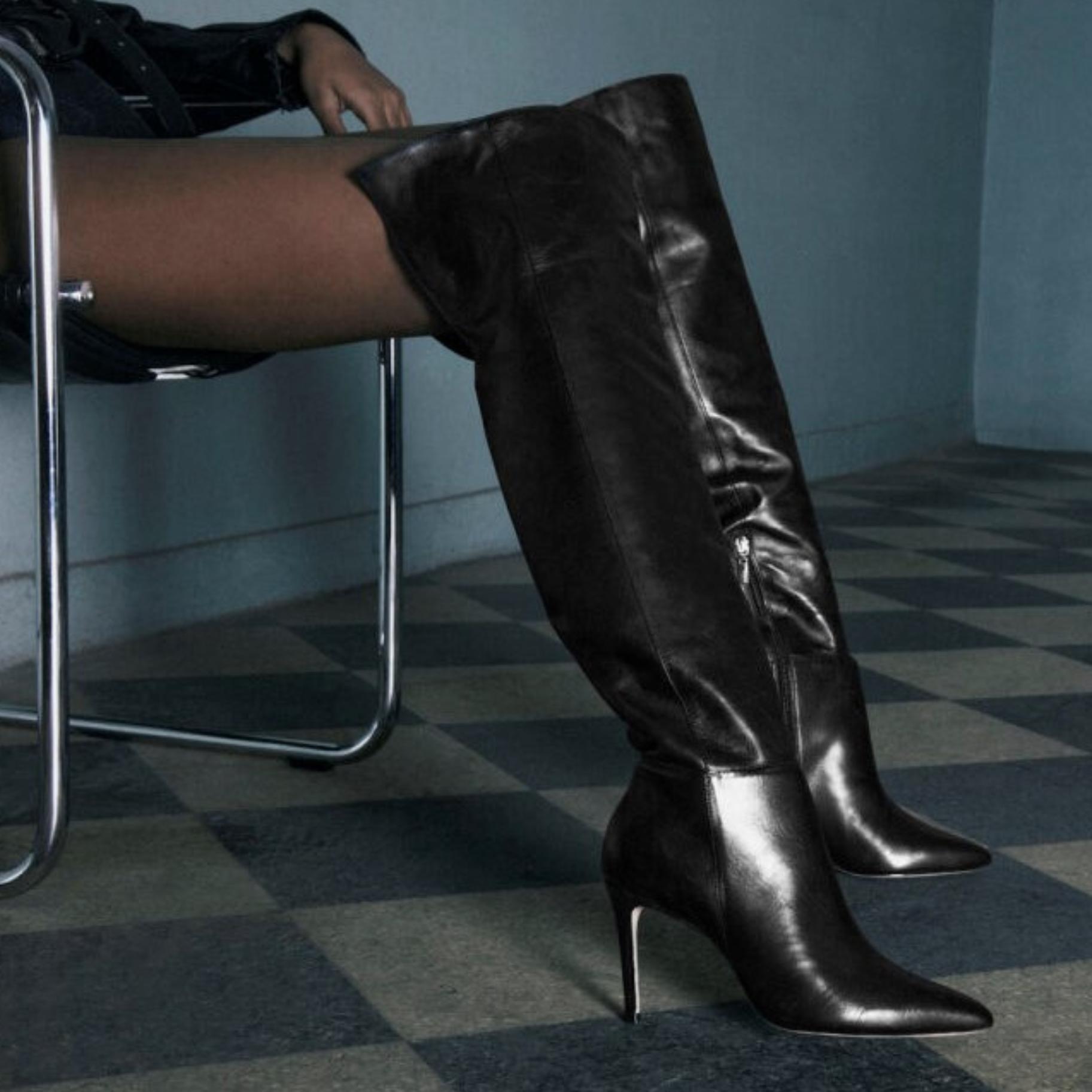 Magali Over the Knee Leather Boot Product Image