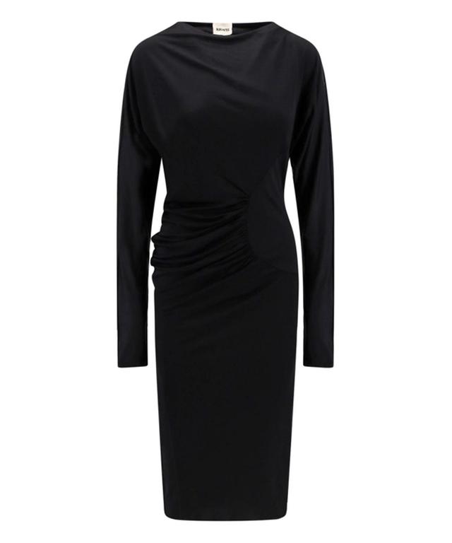 Midi Dress In Black Product Image