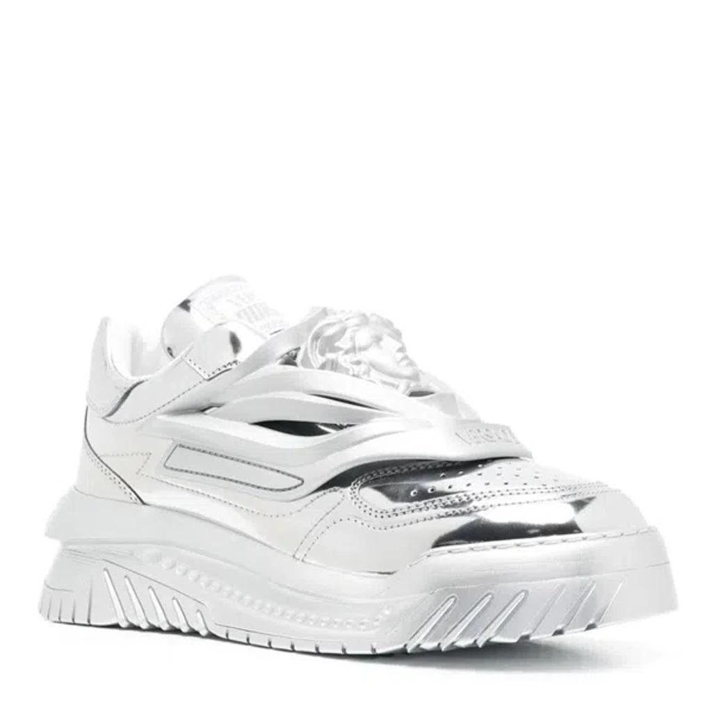 VERSACE Sneakers In Silver Product Image