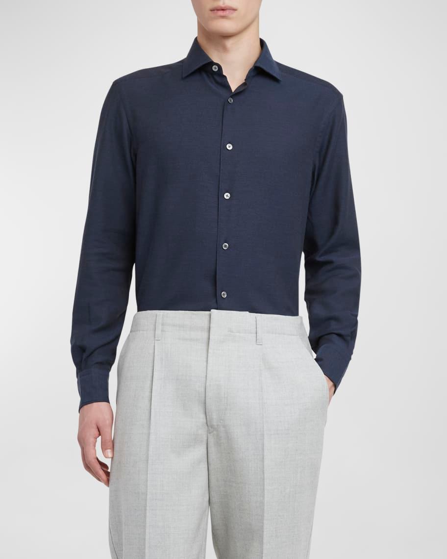 Men's Cashmere-Cotton Cashco Sport Shirt Product Image