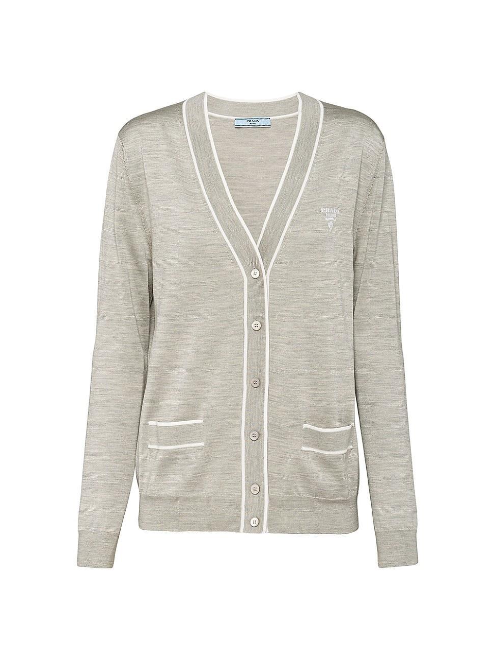 Womens Silk Cardigan Product Image