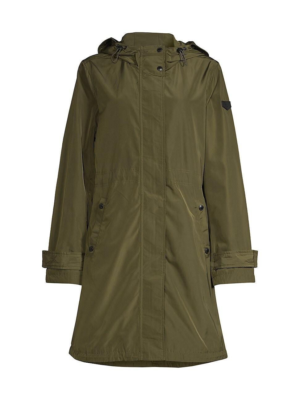 Womens Zip-Front Hooded Anorak Product Image