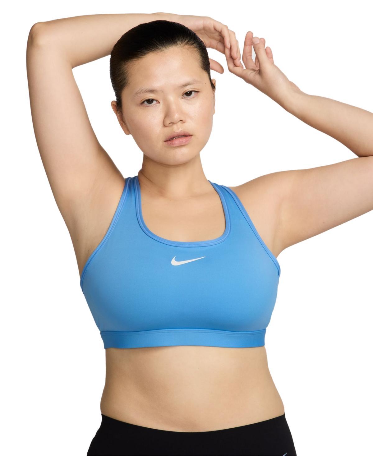 Nike Womens Nike Dri-FIT Swoosh Medium Support Bra - Womens product image