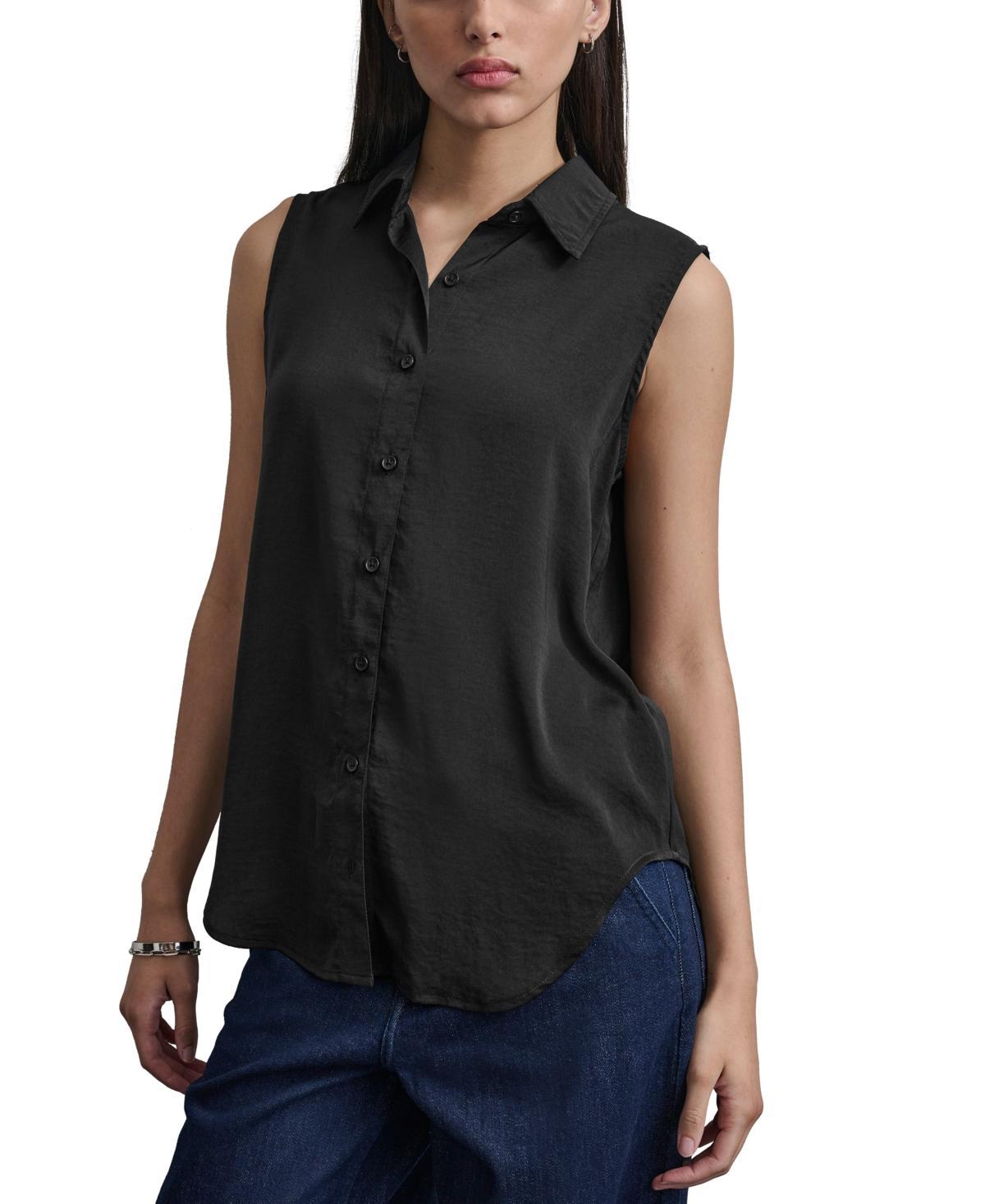 Dkny Jeans Womens Sleeveless Shirt Product Image