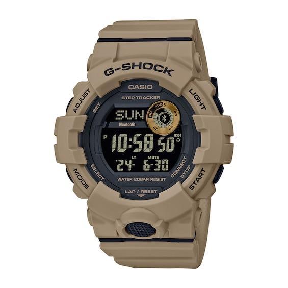 Men's Casio G-Shock Power Trainer Brown Resin Strap Watch with Black Dial (Model: Gbd800Uc-5) Product Image