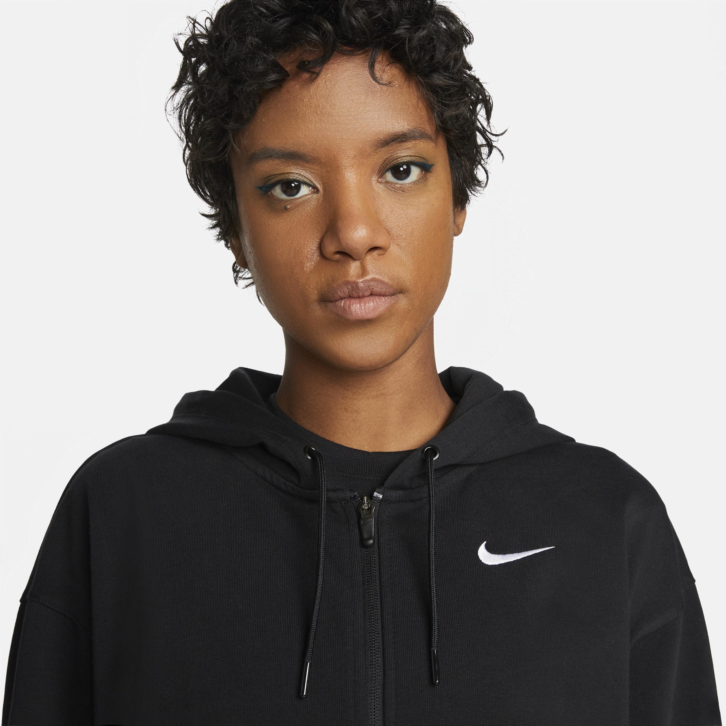 Women's Nike Sportswear Oversized Jersey Full-Zip Hoodie Product Image