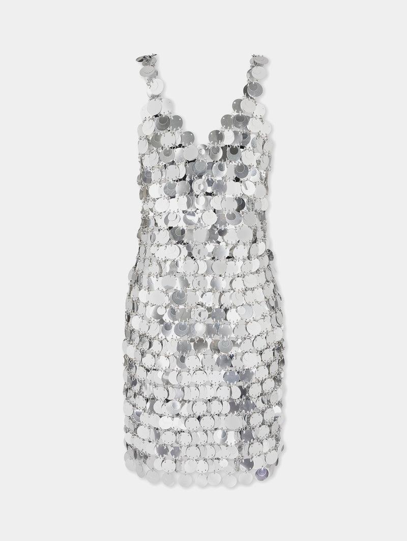 Silver sparkle discs dress Product Image