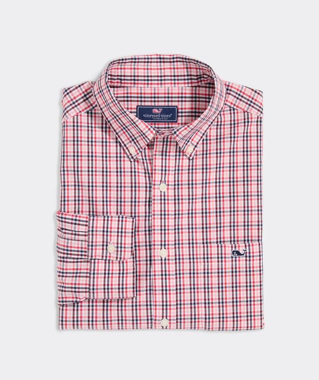 Stretch Poplin Tattersall Shirt Product Image