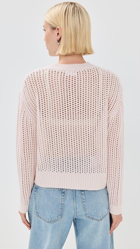 Sablyn Marci Cashmere Pullover with Open Stitch | Shopbop Product Image