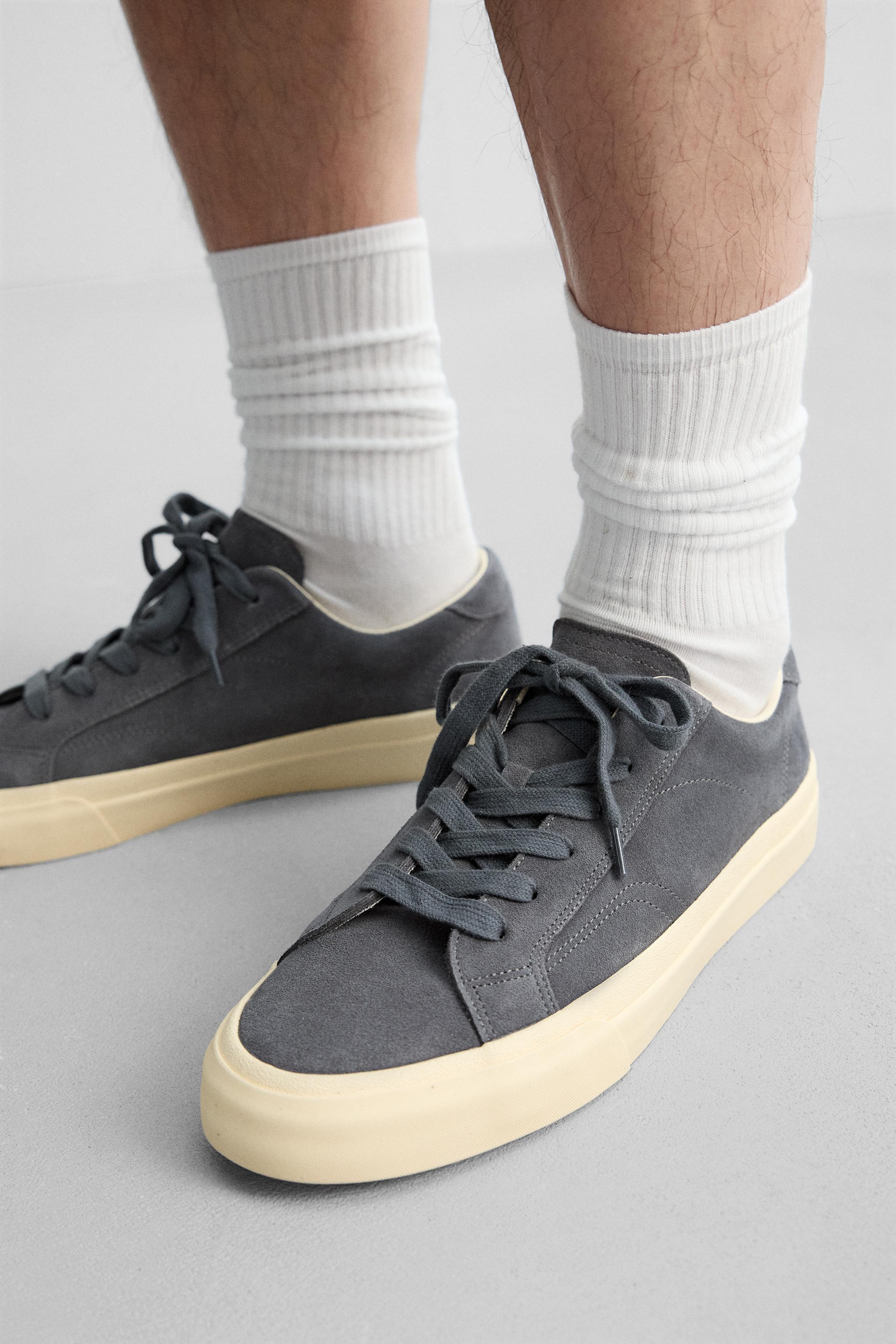 LEATHER SNEAKERS Product Image