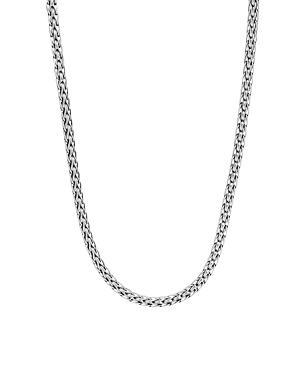 Womens Classic Chain Sterling Silver Slim Necklace Product Image