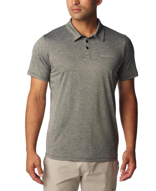 Columbia Hike Polo (City Grey) Men's Clothing Product Image