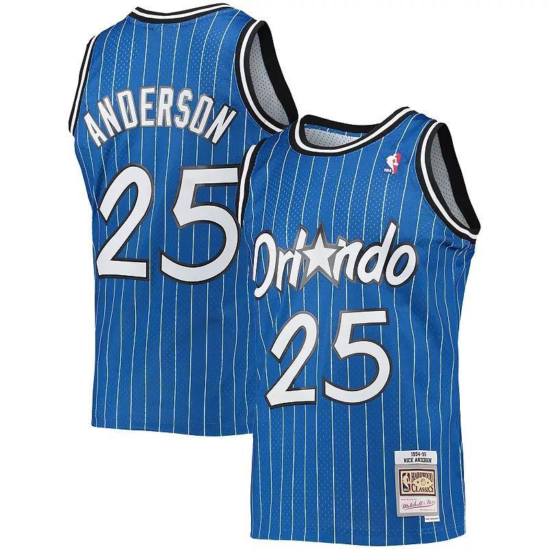 Mens Nick Anderson Blue Orlando Magic 1994-95 Hardwood Classics Swingman Jersey - Blue Product Image