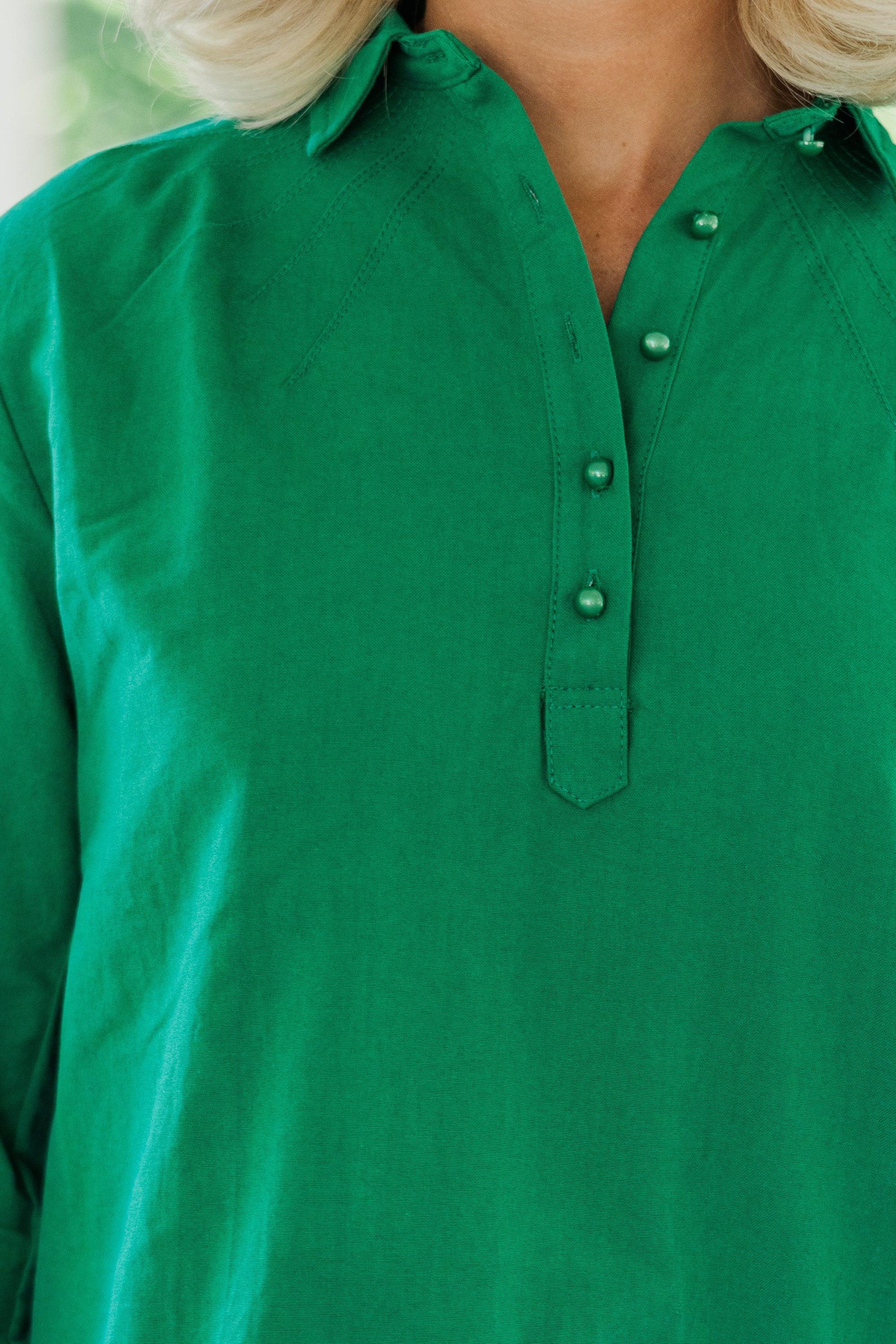 In Plain Sight Green Dress Female Product Image