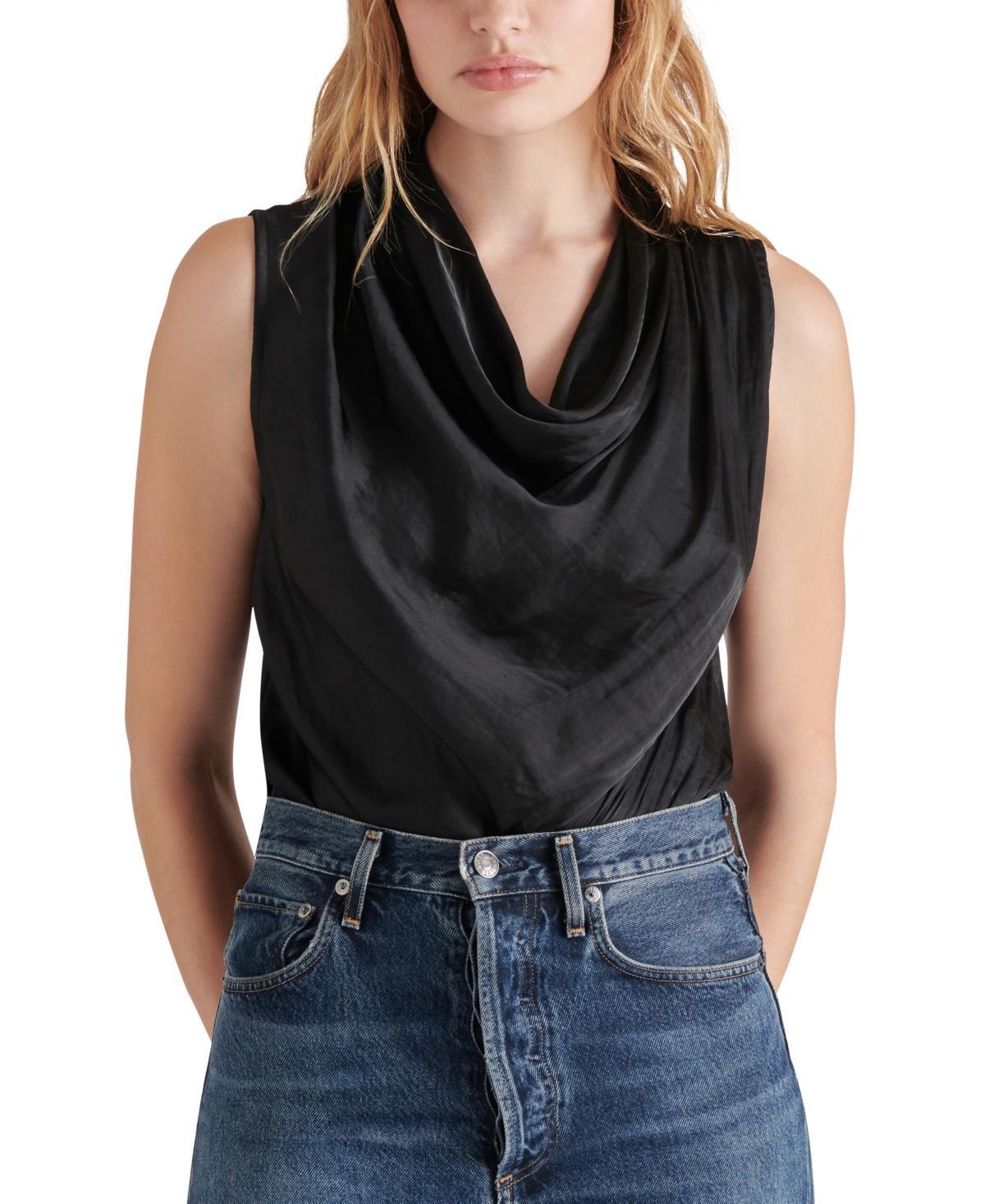 Steve Madden Womens Jayde Cowl-Neck Bodysuit Product Image