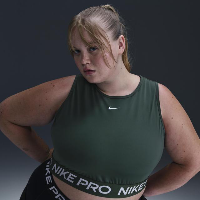 Women's Nike Pro Dri-FIT Cropped Tank Top (Plus Size) Product Image