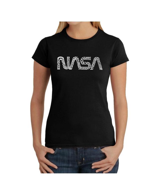 Womens Word Art T-Shirt - Worm Nasa Product Image