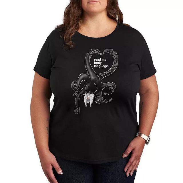 Disneys Villains Body Language Plus Graphic Tee, Womens Product Image