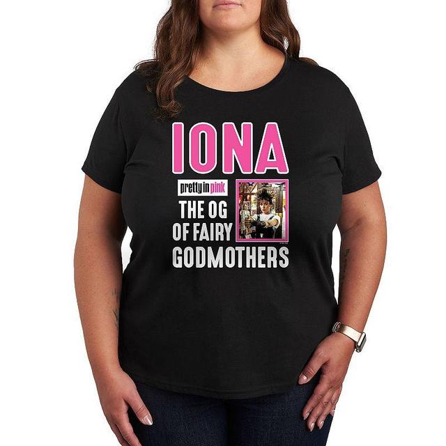 Plus Pretty in Pink Iona Graphic Tee, Womens Product Image