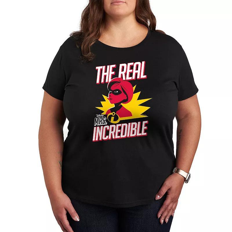 Disney / Pixars The Incredibles Plus Mrs. Incredible Graphic Tee, Womens Product Image