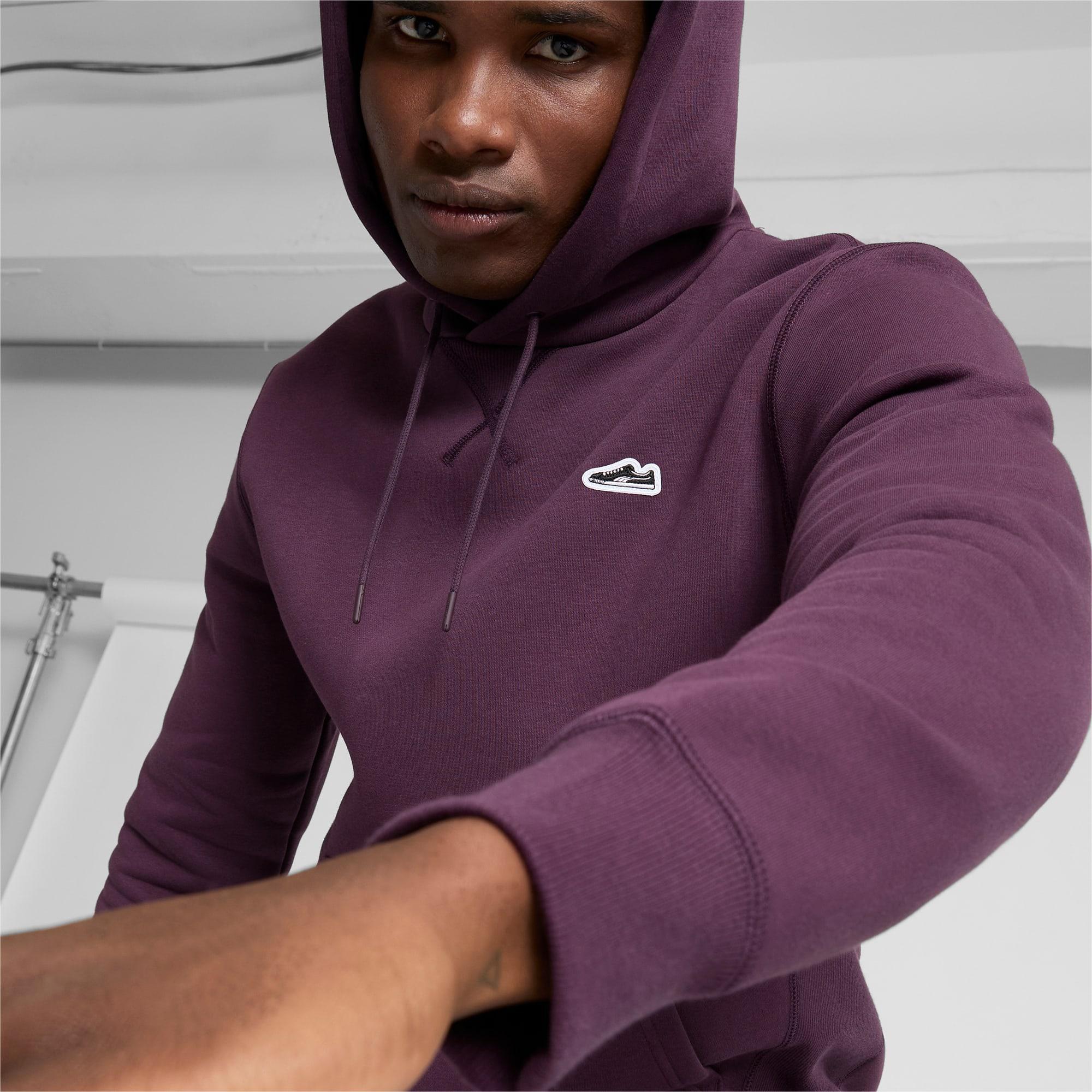 Suede Logo Men's Hoodie Product Image