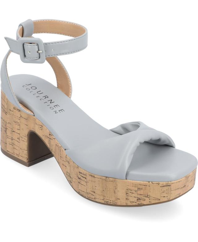 Journee Collection Womens Eianna Platform Sandals Product Image