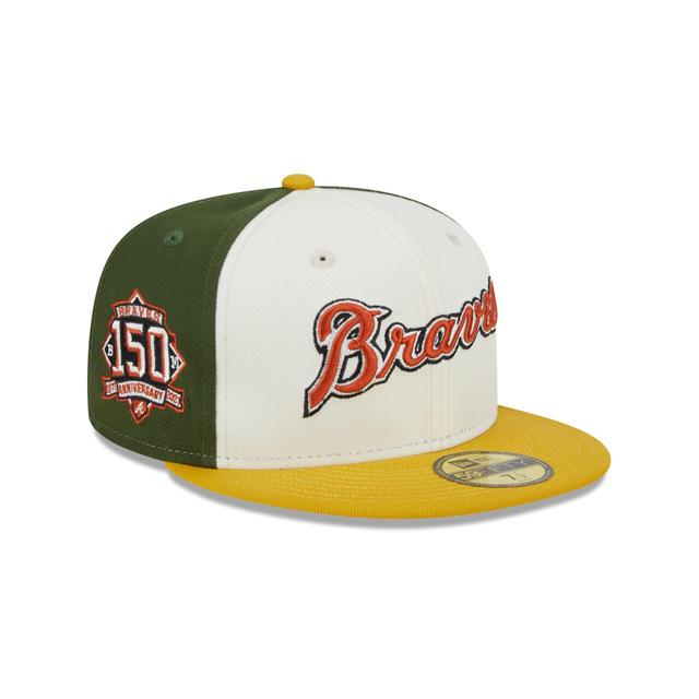 Atlanta Braves Two Tone Honey 59FIFTY Fitted Hat Male Product Image