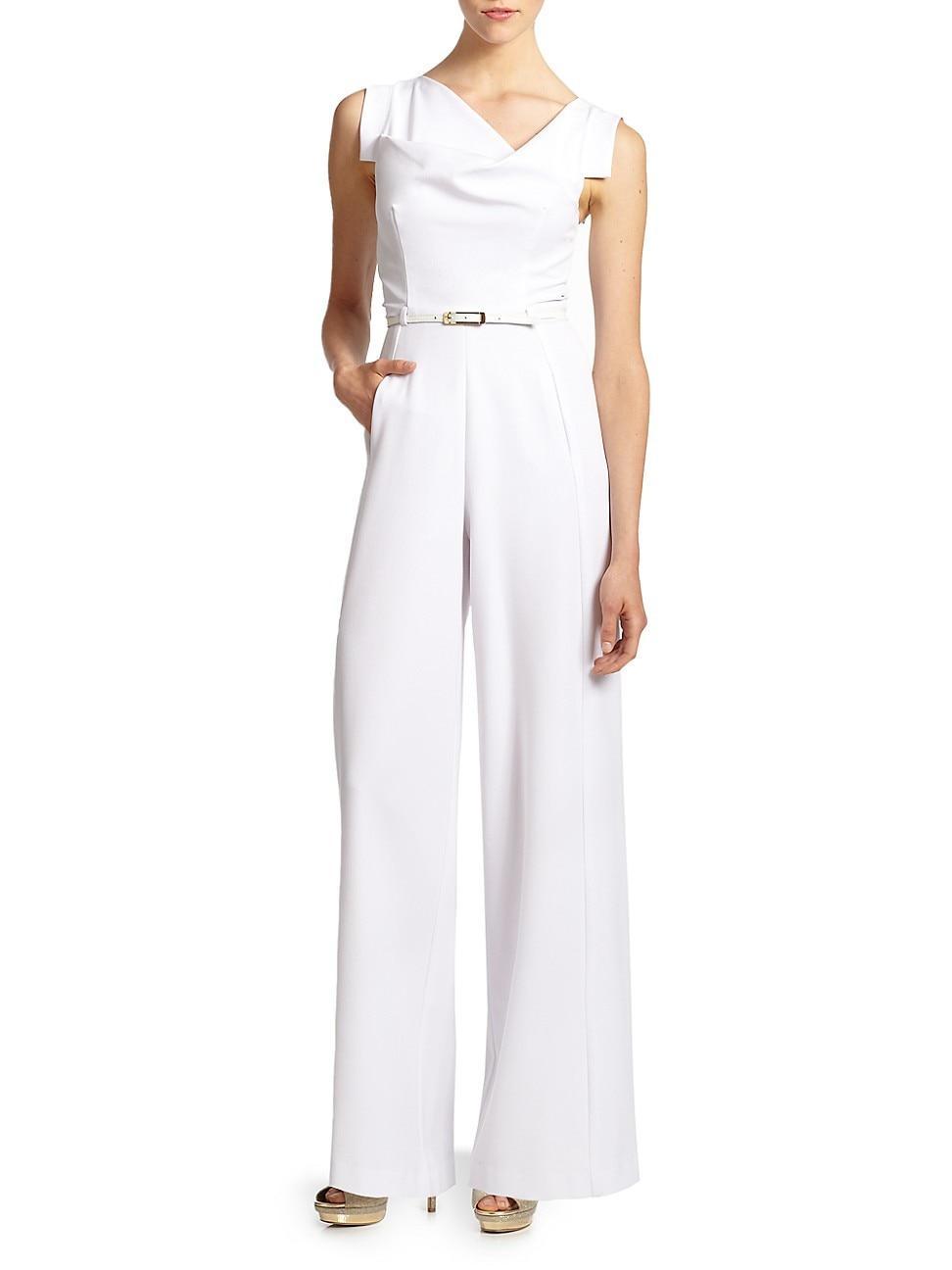 Womens Jackie Asymmetric Belted Jumpsuit Product Image