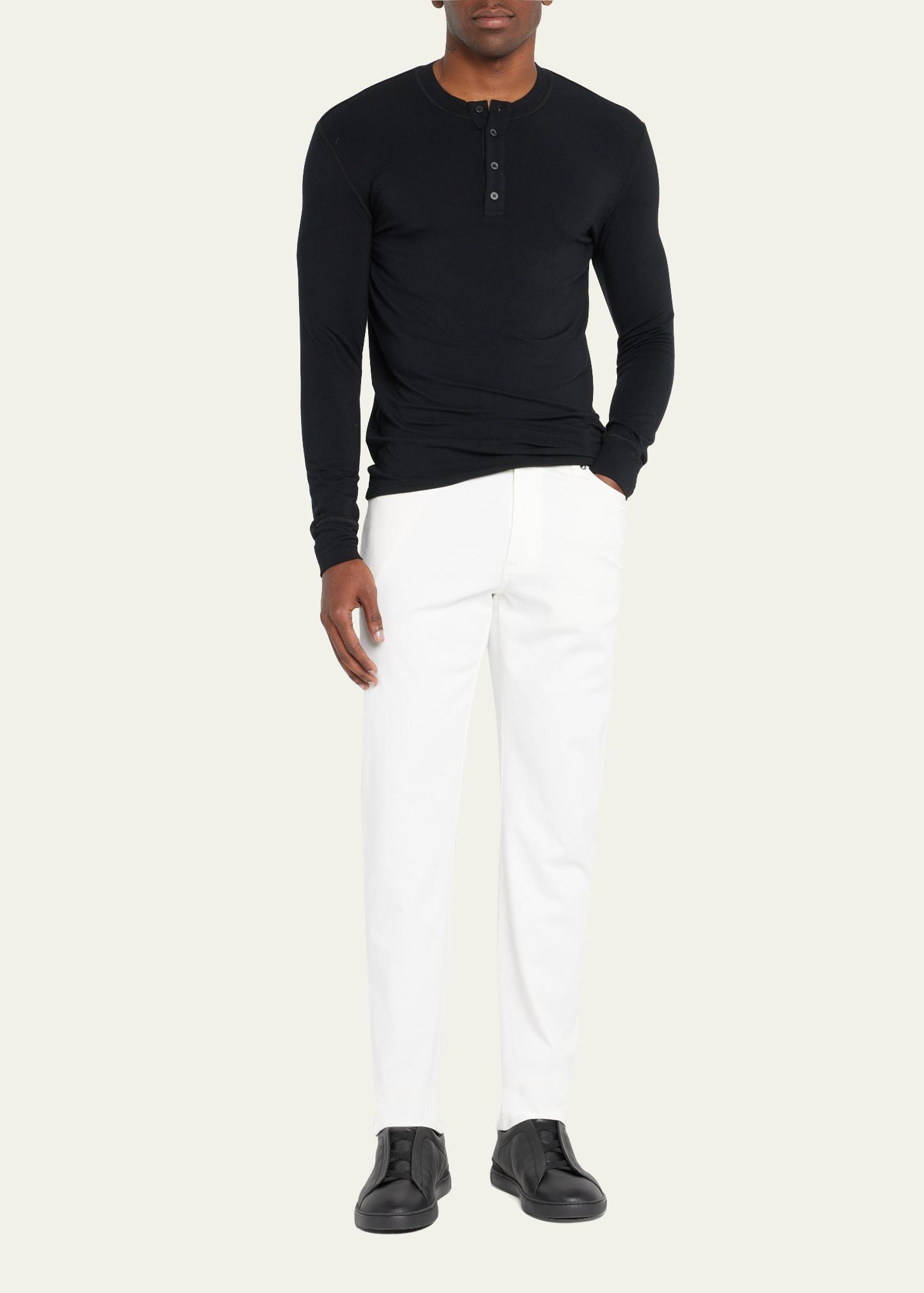 Mens Cotton 5-Pocket Pants Product Image