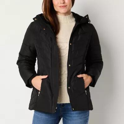 Liz Claiborne Womens Midweight Puffer Jacket Product Image