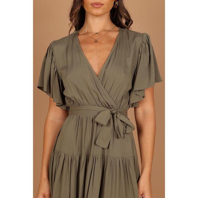 Petal and Pup Womens Barker Dress - Olive L Product Image