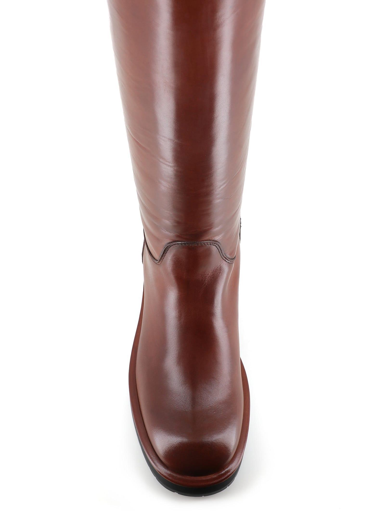 Coddington Leather Over-the-knee Riding Boots In Brown Product Image